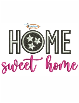 Sweet Home Embroidery Design