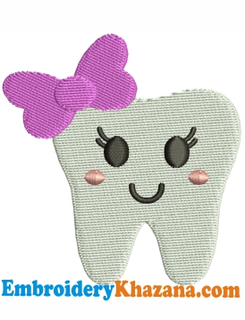 Teeth Fairy Embroidery Design