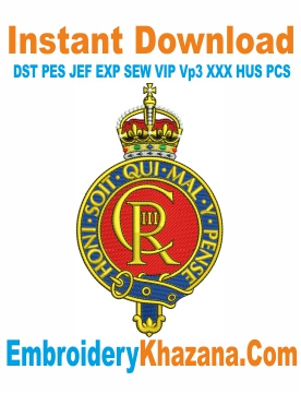 The Household Cavalry Embroidery Design