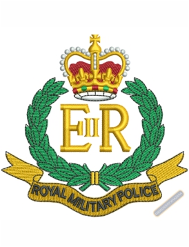 Royal Military Crest Embroidery Design