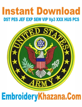 US Army Embroidery Designs