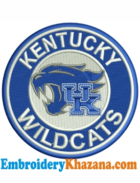 University of Kentucky Wildcats Embroidery Design
