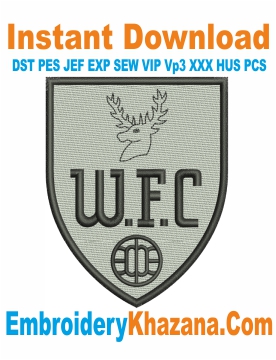 WFC Watford 1950 Logo Embroidery Design