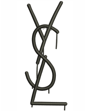 Yves Saint Laurent Machine Embroidery Design | YSL Logo Embroideryfile